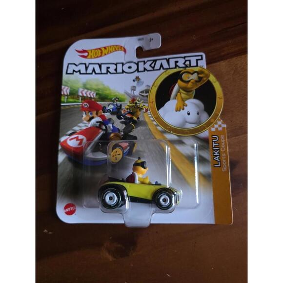 Mario Kart Hot Wheels Die-Cast LAKITU Sports Coupe | #4554377834